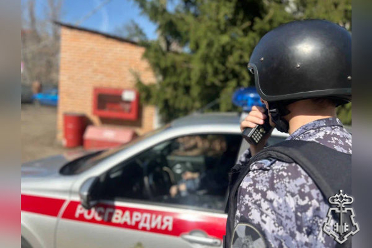 Сотрудники Росгвардии задержали подозреваемого в угрозе убийством в Подмосковье (видео)