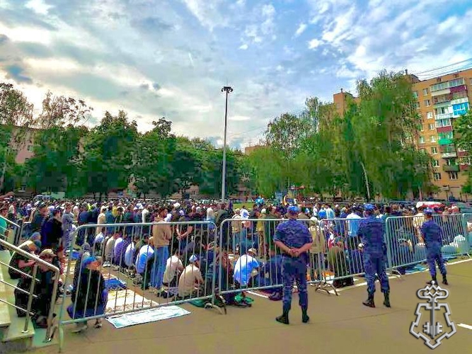 Росгвардейцы обеспечили безопасность проведения религиозного праздника Курбан-байрам на территории Московской области