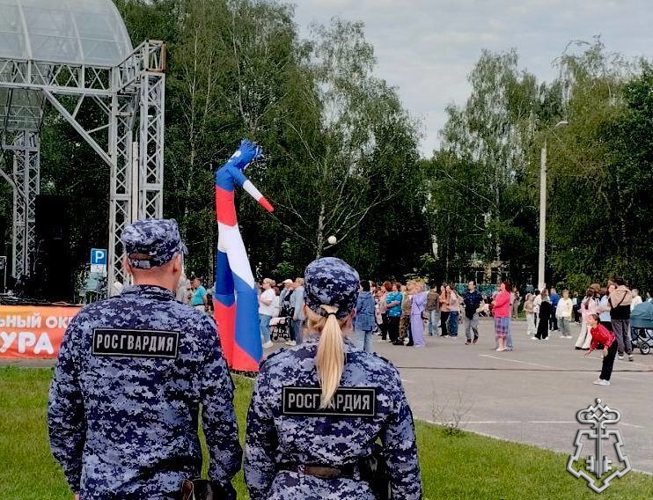 Росгвардейцы обеспечили безопасность проведения Дня России на территории Московской области