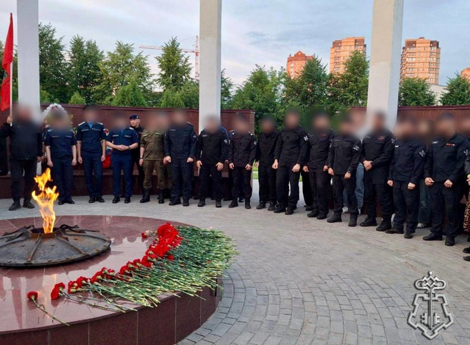Сотрудники подмосковного главка Росгвардии организовали митинги-реквиемы, посвящённые Дню памяти и скорби