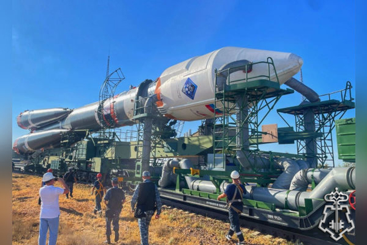 Росгвардейцы обеспечили безопасность транспортировки ракеты-носителя «Союз-2.1а» на космодроме «Байконур»