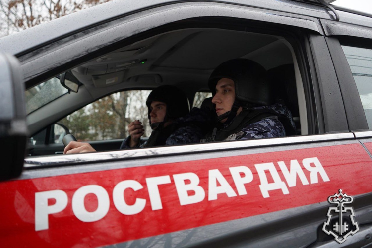 Росгвардейцы пресекли кражу одежды из гипермаркета в Подмосковье (видео)