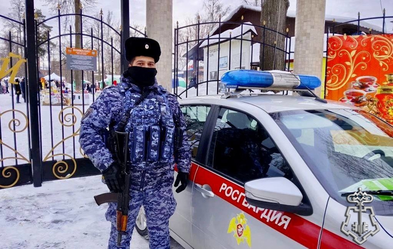 Росгвардейцы обеспечили правопорядок в период празднования Масленицы в Подмосковье