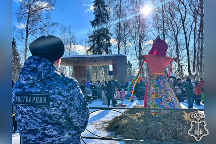 Росгвардейцы обеспечили правопорядок в период празднования Масленицы в Подмосковье