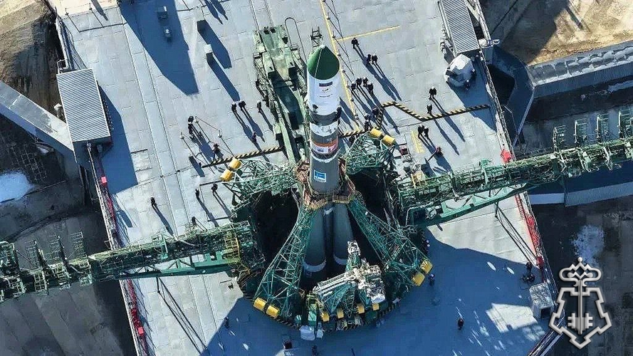 Росгвардейцы обеспечили безопасность транспортировки ракеты-носителя «Союз» на космодроме «Байконур» (видео)