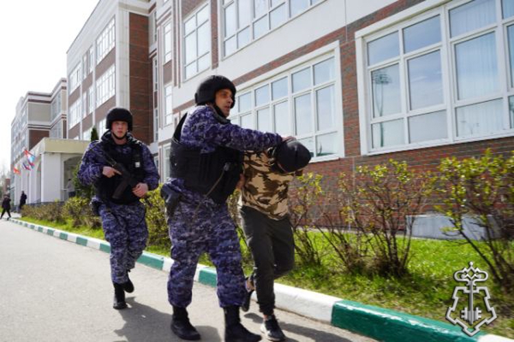 Сотрудники Росгвардии приняли участие во всероссийской антитеррористической тренировке в Подмосковье (видео)