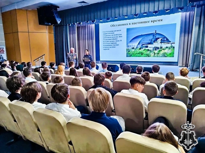 В Подмосковье росгвардейцы провели уроки мужества в память о героях Чернобыля