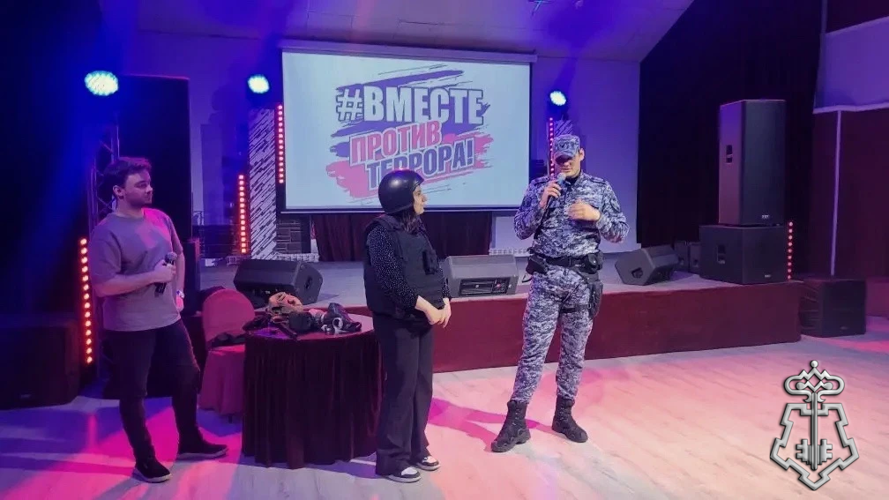Росгвардейцы организовали урок безопасности «Вместе против террора» в Подмосковье