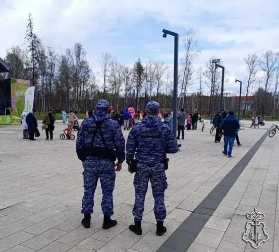 Росгвардейцы обеспечили правопорядок и безопасность в День Весны и Труда в Подмосковье