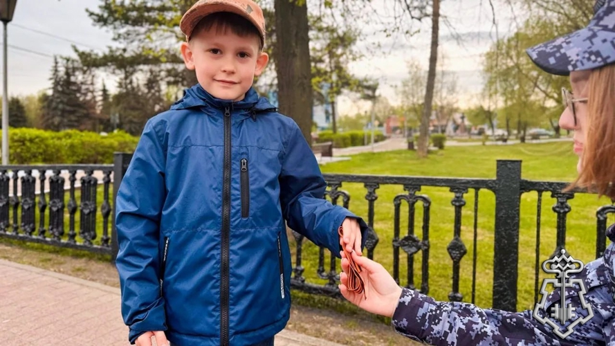 Росгвардейцы продолжают патриотическую акцию «Георгиевская ленточка» в Подмосковье