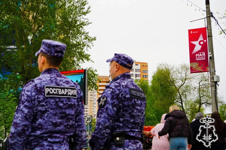 Росгвардейцы обеспечили безопасность при праздновании Дня Великой Победы в Подмосковье