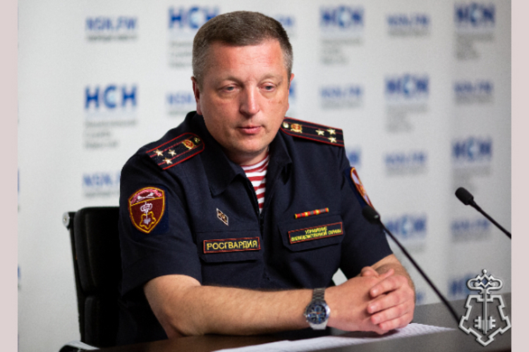 Начальник Управления вневедомственной охраны Росгвардии по Московской области полковник полиции Алексей Коротков в пресс-центре информационного агентства «Национальная Служба Новостей» провёл брифинг 