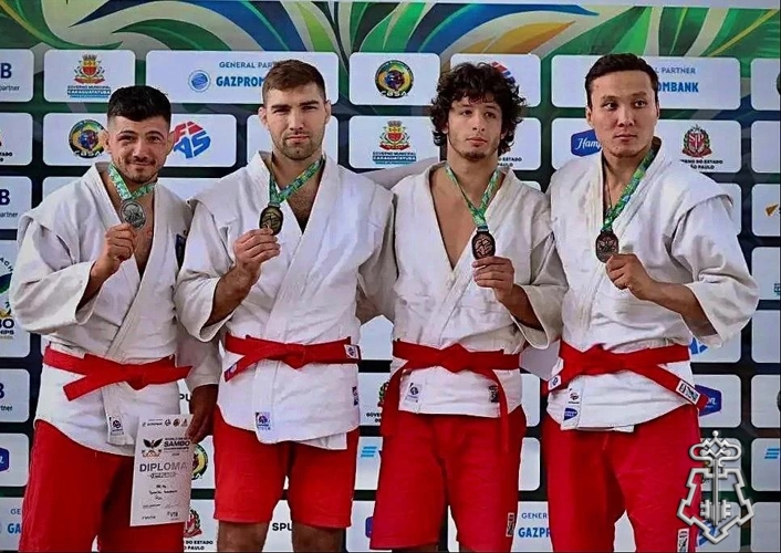 Сотрудник подмосковного главка Росгвардии стал двукратным чемпионом мира по пляжному самбо (видео)