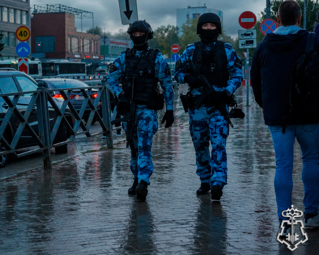 Росгвардейцы обеспечили правопорядок во время футбольного матча в Подмосковье