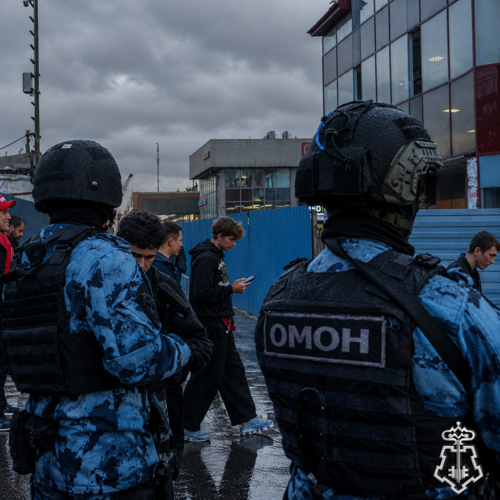 Росгвардейцы обеспечили правопорядок во время футбольного матча в Подмосковье